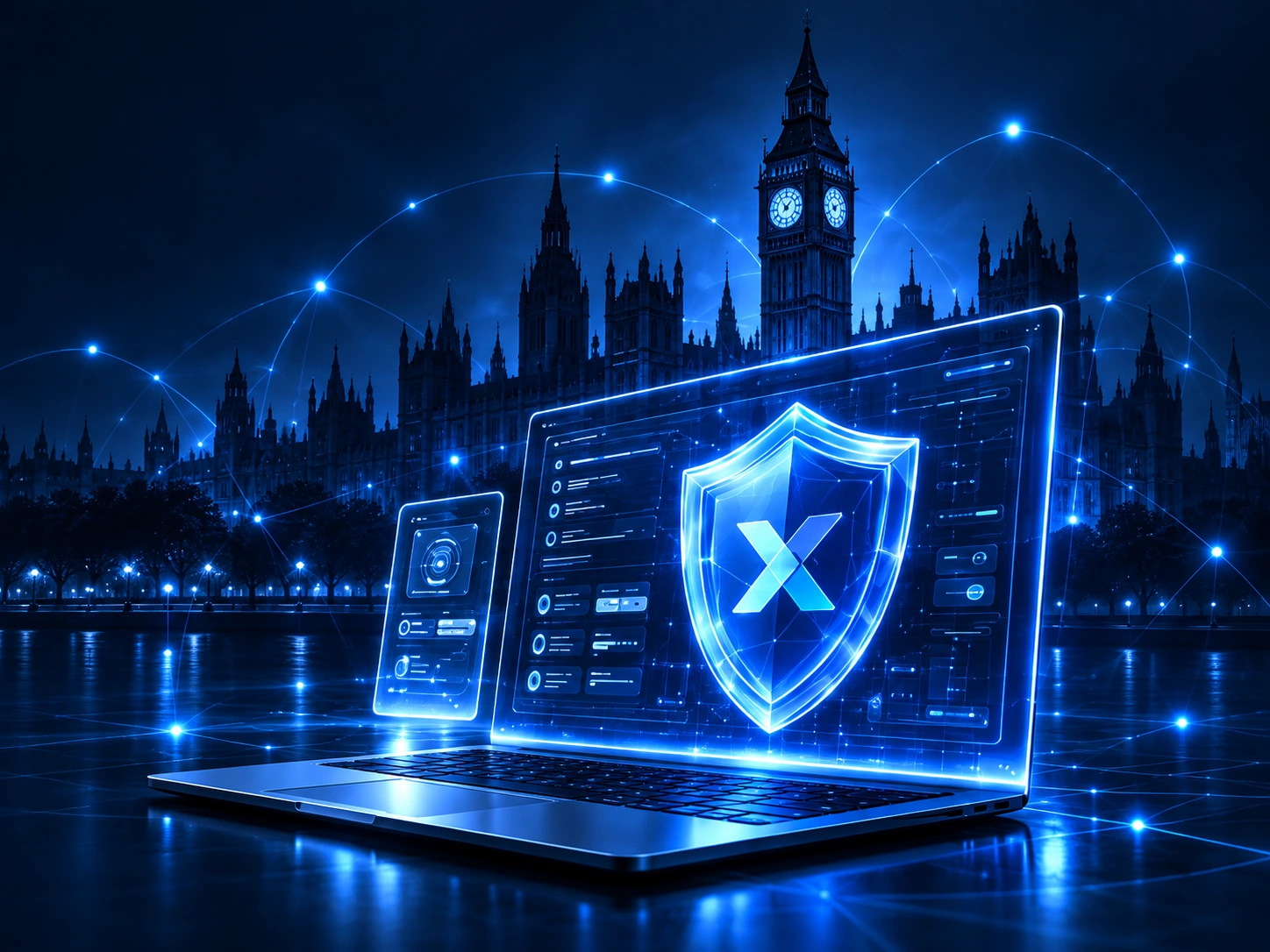 PHP2Shell emergency patching checklist for businesses — illustrative website and server security artwork